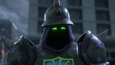 (soft lullaby playing) - Megamind vs. the Doom Syndicate