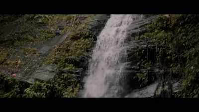 (soft melodic music)
(waterfall gushing) - Castaways
