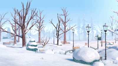 -[soft music]
-Gosh! It all looks very different. - The Adventures of Paddington