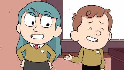 [soft thud] - Hilda