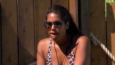 (SOFTLY)
Liana came down and then, - Love Island