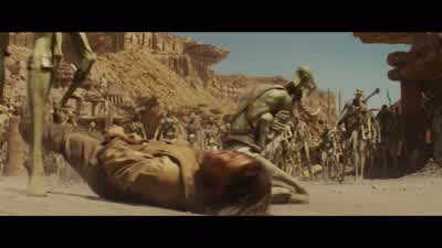 Sola can take the little white worm. - John Carter