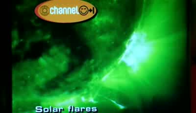 Solar flare activity has increased across space lanes 556 and all commercial flights are advised... - Doctor Who