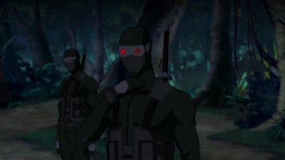 SOLDIER 1: (SNIFFS) Oh, man.
Warn me next time, all right? - Young Justice