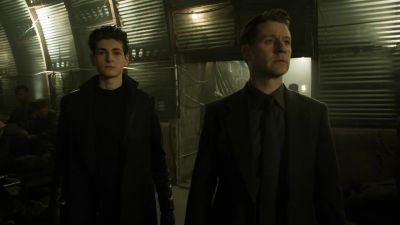 [soldier 2] Welcome back, General. - Gotham