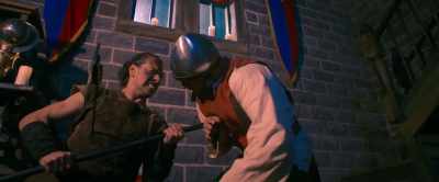 [Soldier gurgling] - The Siege of Robin Hood