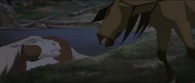 SOLDIER Leave the mare She's not going to make it - Spirit: Stallion of the Cimarron