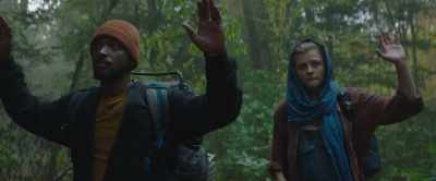 SOLDIER: [over megaphone]
Stop. Hands up. - Mother/Android