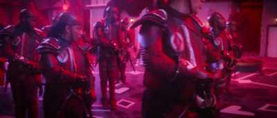 ♪ Soldiers at the ready ♪ - Descendants: The Rise of Red