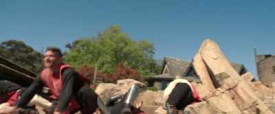 [Soldiers groaning
and murmuring] - The Siege of Robin Hood