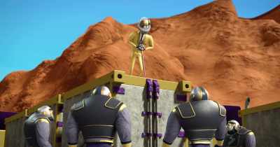 [soldiers grunt] - Spy Kids: Mission Critical