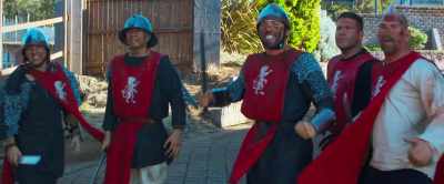 [Soldiers grunting and groaning] - The Siege of Robin Hood