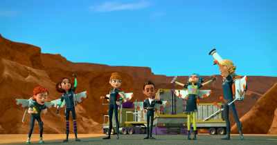 -[soldiers grunting]
-[team cheering] - Spy Kids: Mission Critical