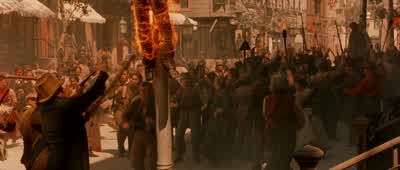 Soldiers now on 38th Street. - Gangs of New York