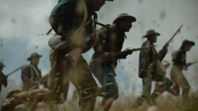 [soldiers shouting] - Theodore Roosevelt