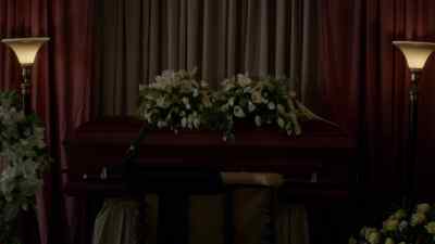 [solemn music from
funeral organ] - The Affair