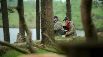 Solomon and Deandra
went to Last Chance Lake, - Snowflake Mountain