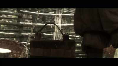(somber music continues)
(water splashing) - Warchief
