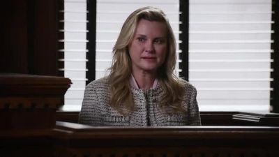 [somber music continues] - Law & Order