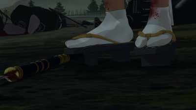 [somber music playing] - BLUE EYE SAMURAI