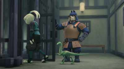 [somber music plays] - Samurai Rabbit: The Usagi Chronicles
