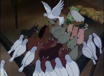 Some animals,
content with their luck, - Animal Farm