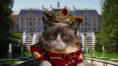 Some are born great others achieve greatness - Grumpy Cat's Worst Christmas Ever