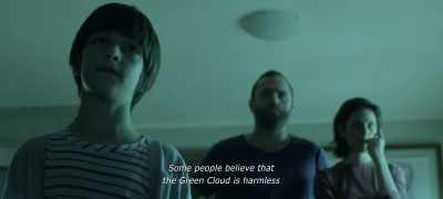Some believe
the green cloud is harmless - The Pink Cloud