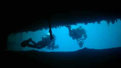 Some were blown
up with torpedoes, - One Strange Rock