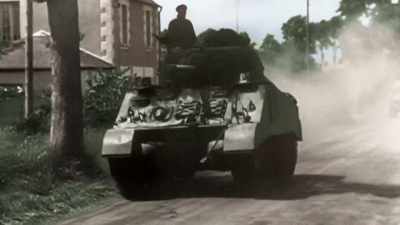 Some British soldiers have 
combat experience - Greatest Events of World War II in Colour