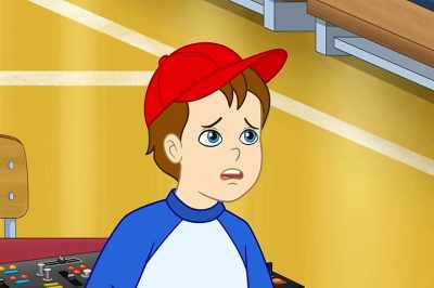 Some electrons in these atoms
are spinning one way, - The Magic School Bus Rides Again