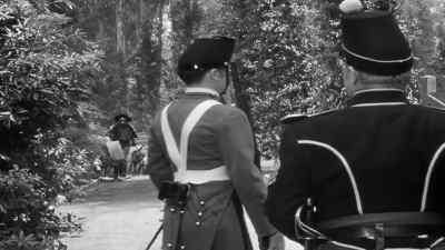 Some foreigner calling
on the commandant. - They Died with Their Boots On