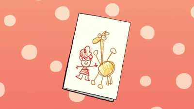 Some glitter, stickers,
a ribbon...and a fancy envelope. - It's Pony