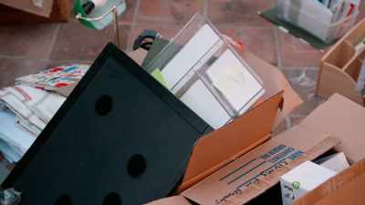 Some home decor,
office supply stuff, stationery, manuals. - Get Organized with The Home Edit