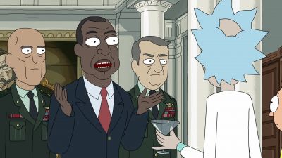 Some kind of alien googa - Rick and Morty