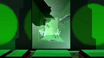 Some kind of writing. - Samurai Jack