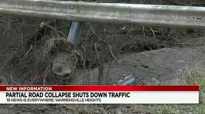 Some large pieces
from the guardrail - Sewer Divers