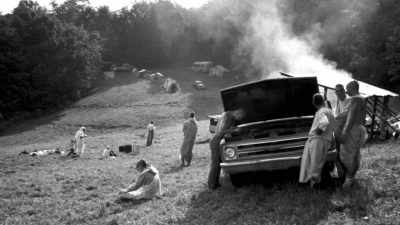 Some lived in old cars. - Krishnas: Gurus. Karma. Murder.