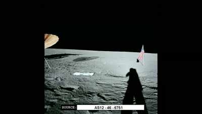 Some might say
that fading the shadow - American Moon