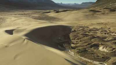 Some of these
so-called dry valleys - Frozen Planet II