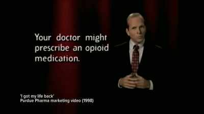 Some patients may be afraid
of taking opioids - Louis Theroux: Life on the Edge