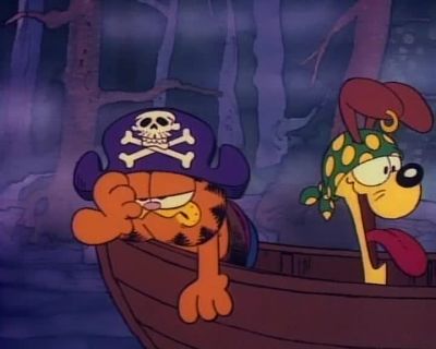 Some pirate captain I am - Garfield in Disguise