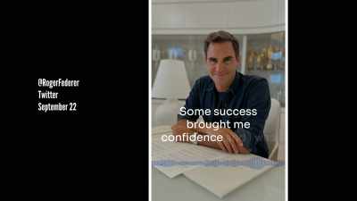 Some success brought
me confidence, - Roger Federer: A Champions Journey