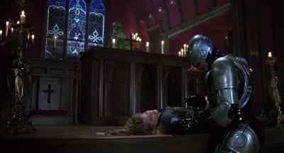 Some tough cop I am. Huh, partner? - RoboCop 3