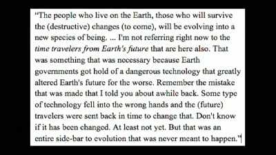 Some type of technology
fell into the wrong hands, - Truth Hunter