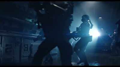 Some wear helmets,
some don't wear helmets, - Aliens Expanded
