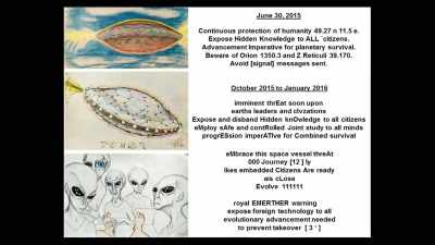 Some whistleblowers say that
advanced ET technology includes - Truth Hunter