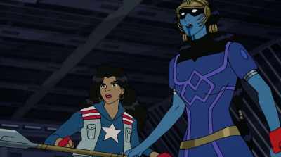 Somebody better
take him down soon, - Marvel Rising: Secret Warriors