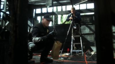 Somebody could've hit him with this. - CSI: Crime Scene Investigation