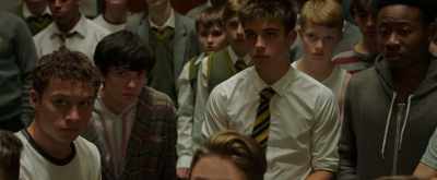 Somebody hung this tie
from a beam - Slaughterhouse Rulez
